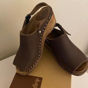 Troentorp Leather Clogs EU 37/US 7.5